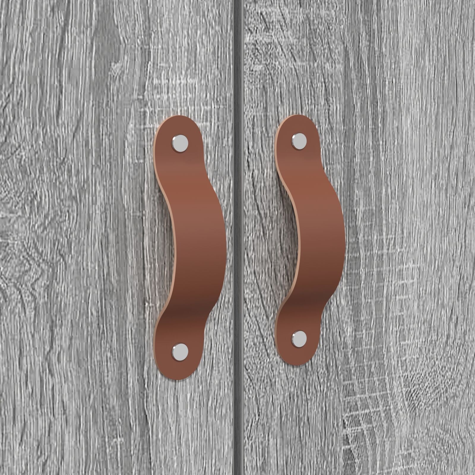 Opbergbedframe Grijs Sonoma 160X200 Cm Gerookt Eiken