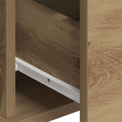 Zijmeubel Set Van 2 Artiest Eiken Mdf, Spaanplaat Groot Buffet