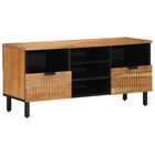 TV Units Solid Acacia Wood 100 x 33.5 x 46 cm Engineered Wood