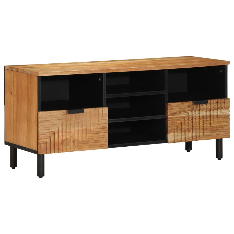 Tv-Meubel 100X33,5X46 Cm Massief acaciahout