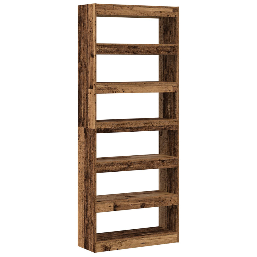 Oude Houten Boekenplank Oude Hout Bewerkt Hout 80 X 30 X 198 Cm