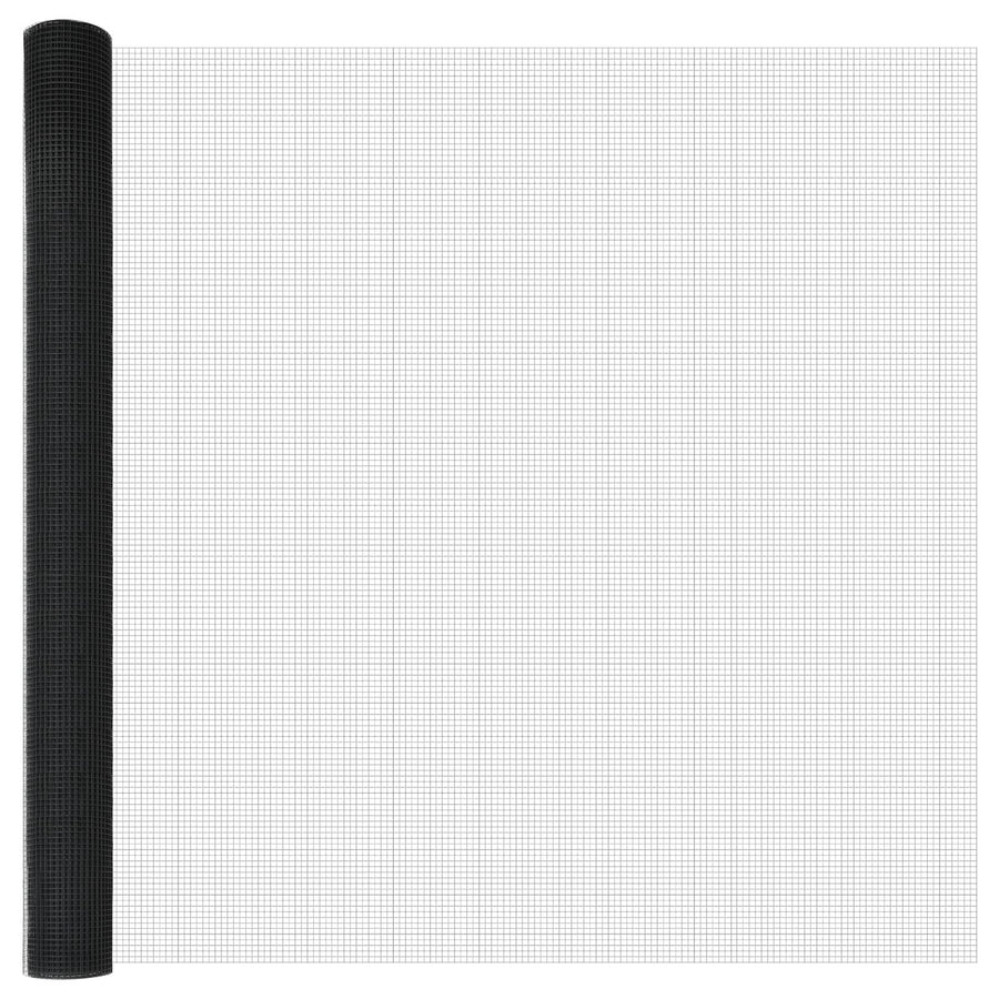 Gelaste Draadhek Met 13 Posten Grijs 1.6X25 M Staal Gegalvaniseerd Staal