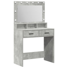 Kaptafel Met Led-Verlichting 79 x 41 x 135 cm Betonnen grijs