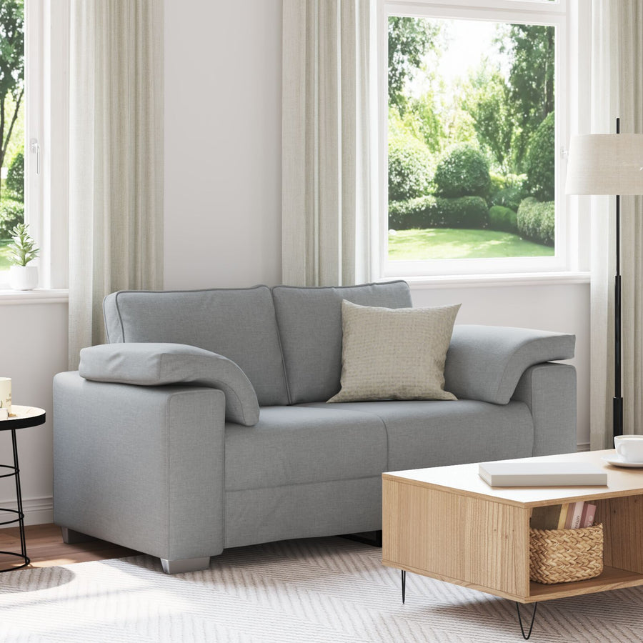 Love Seat Stof Lichtgrijs 120 cm