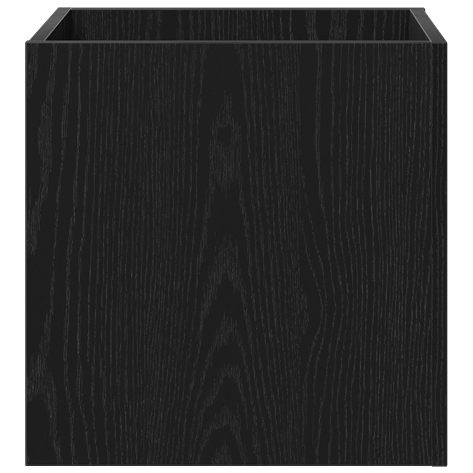 Plantenbak 40X40X40 Cm Engineered Wood Zwart eiken