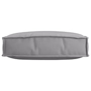 Kussen 60x60x12 cm grijs Oxford stof