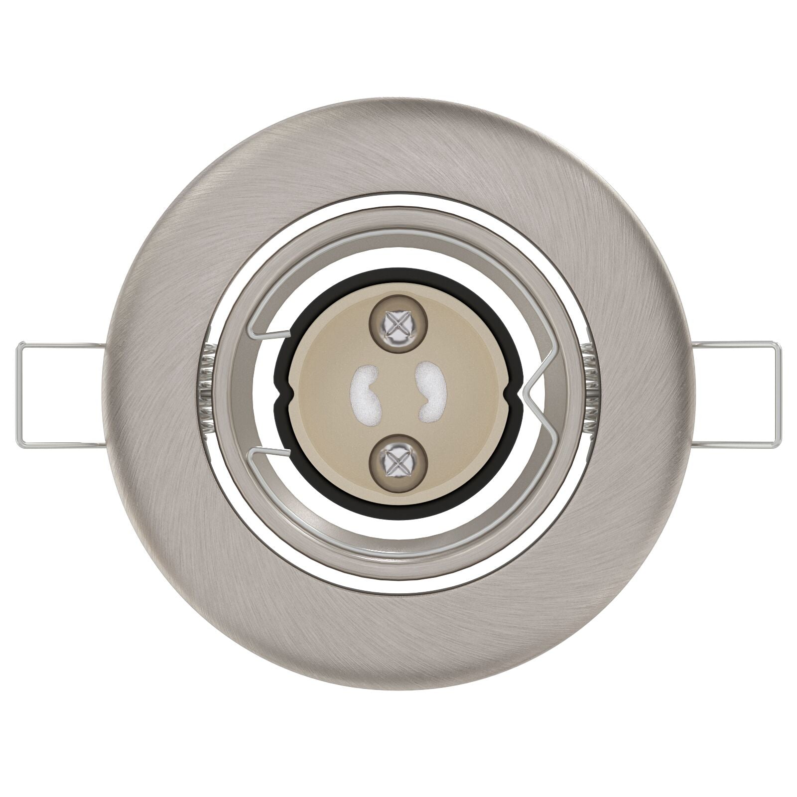 Lampen Set Van 12 Metaal 9 Cm Ingebouwde Lampen Rond Zilver