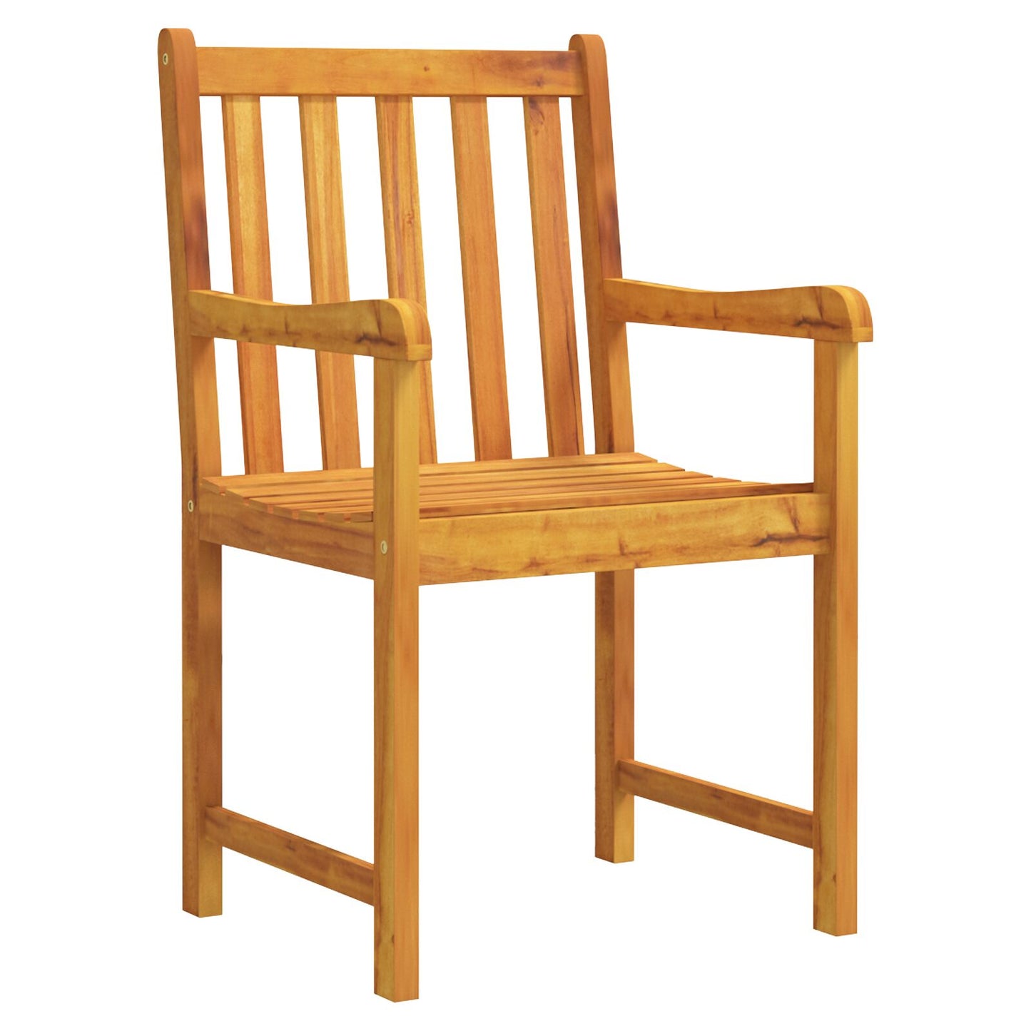 7-Delige Tuin Eettafelset Van Massief Acaciahout 6-Persoons 180 cm lang