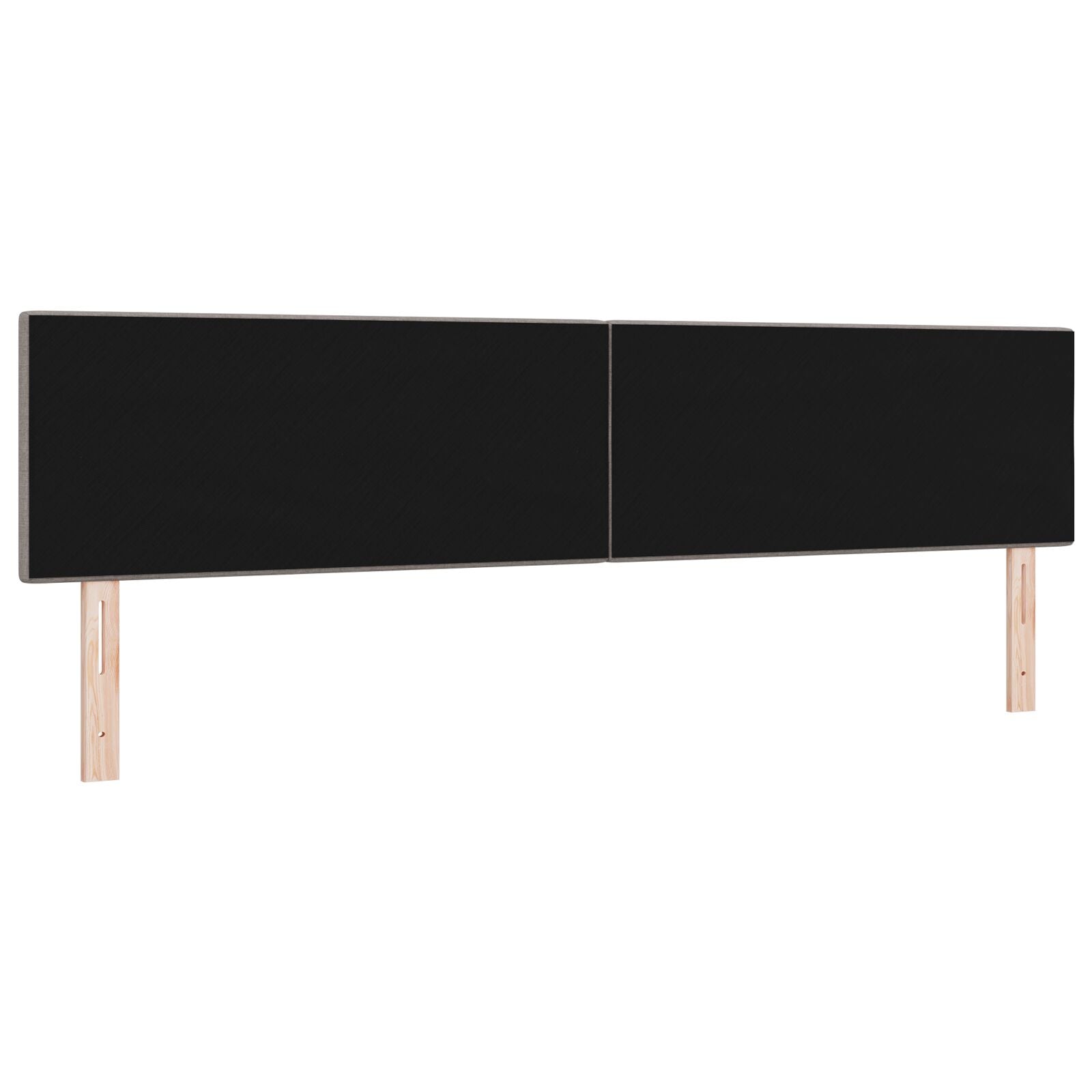 Hoofdbord Knop Tufted Stof Taupe 200 cm Laag hoofdbord