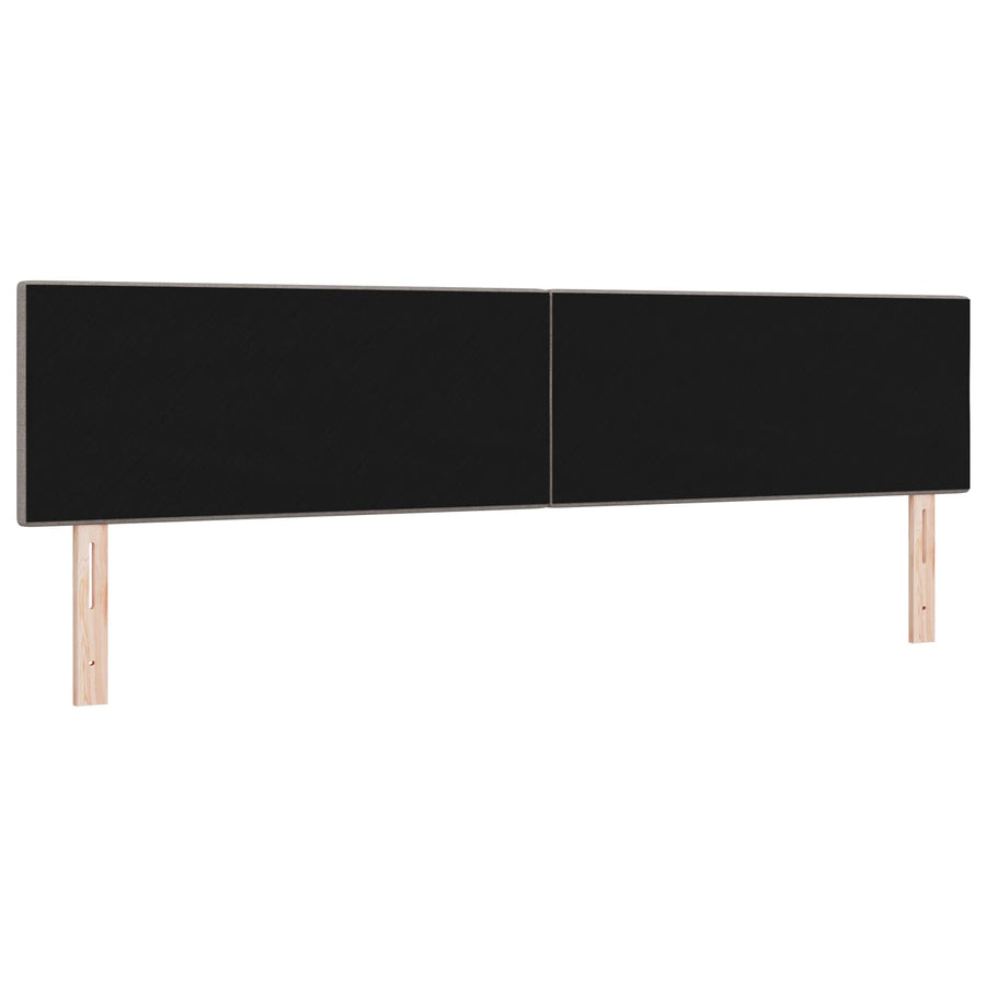 Hoofdbord Knop Tufted Stof Taupe 200 cm Laag hoofdbord