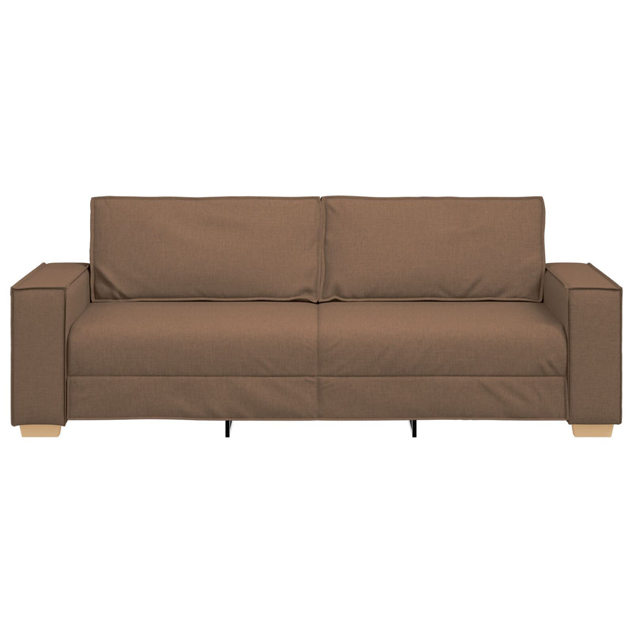 3-Zits Bank Stof 180 cm Bruin
