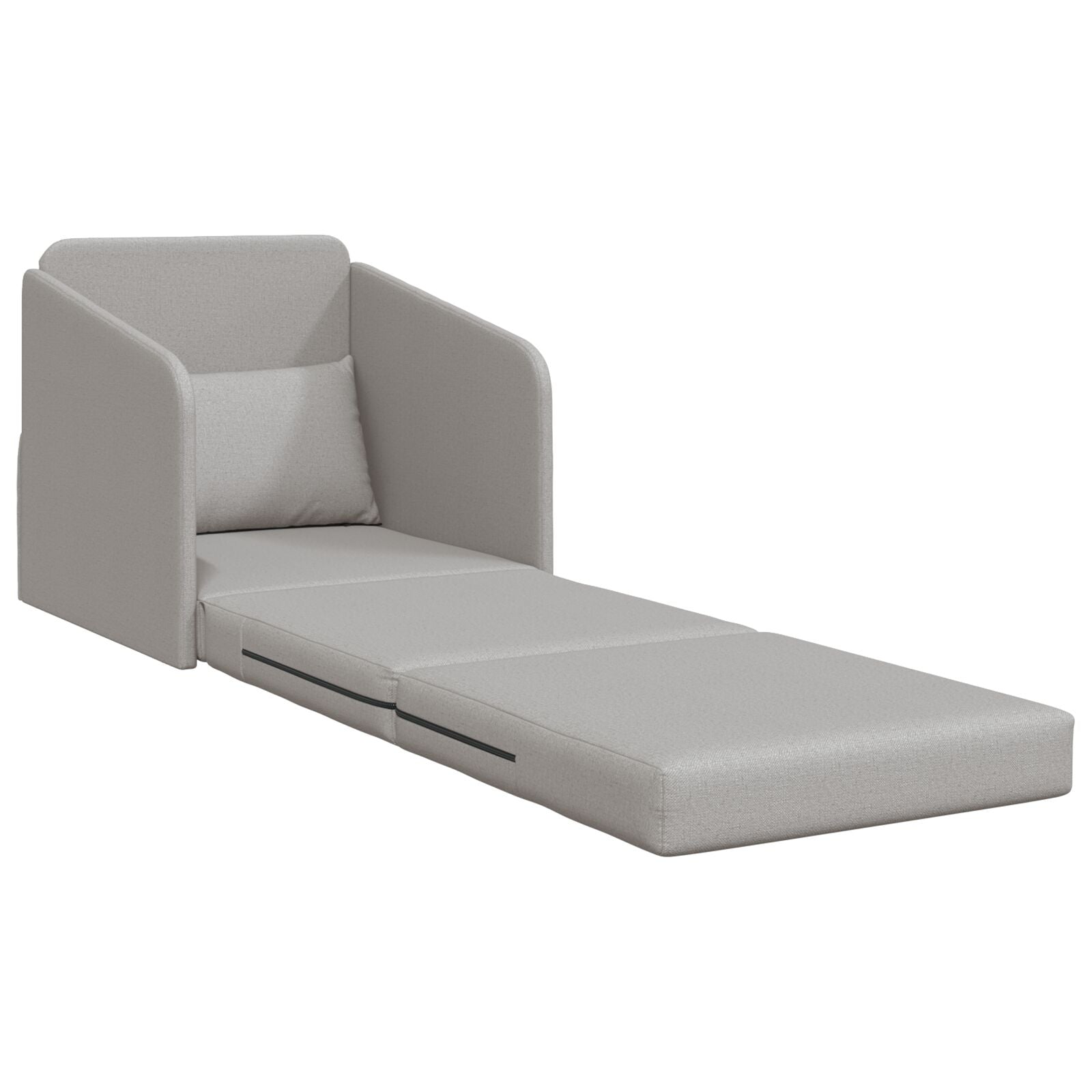 Vloer Sofa Bed 2-In-1 65X80X83 Cm Stof Cloud grey