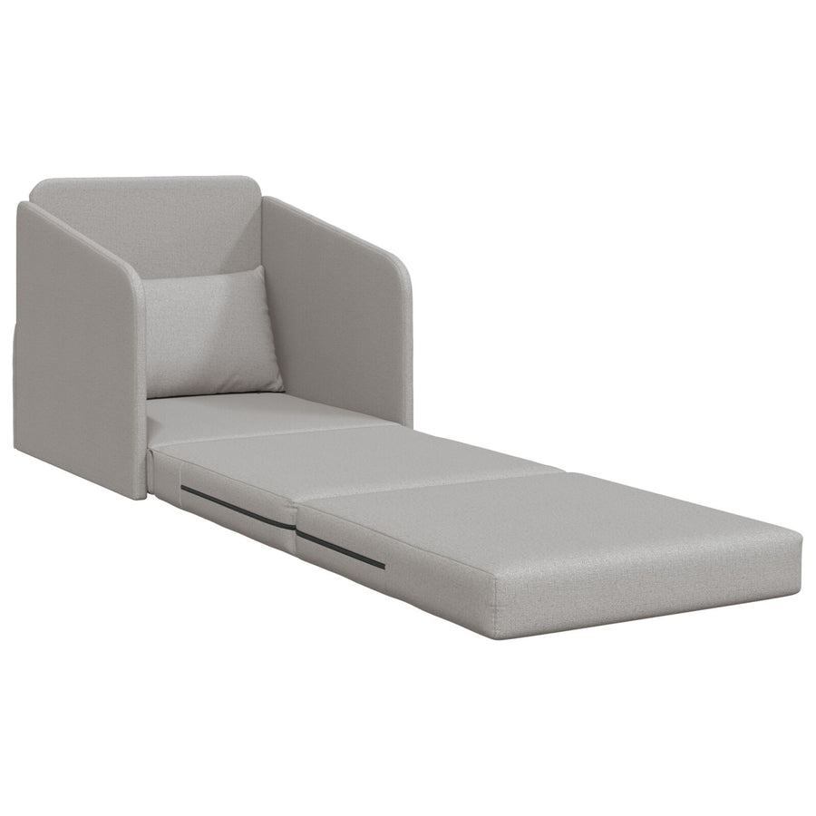 Vloer Sofa Bed 2-In-1 65X80X83 Cm Stof Cloud grey