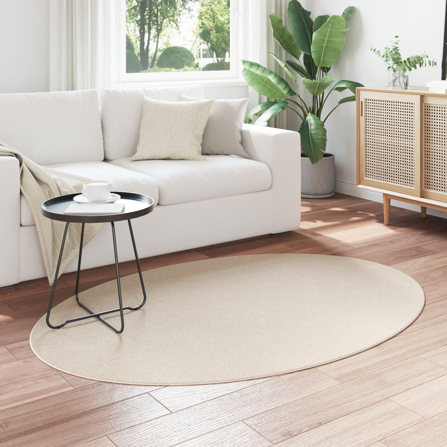 Vloerkleden Polypropeen Antislip Vloerkleed Beige 120 x 170 cm