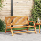 Tuintafel massief acaciahout bruin 122,5x77x74 cm