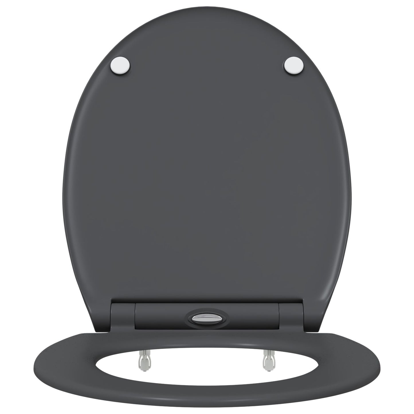 Quick Release Toiletbril Met Soft Close Duroplast Anthraciet