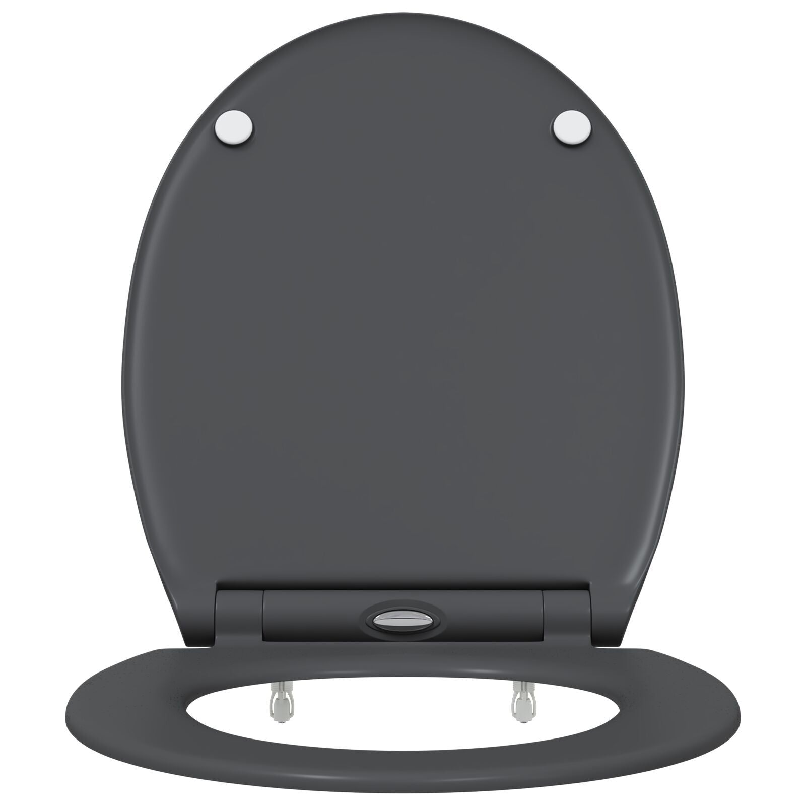 Quick Release Toiletbril Met Soft Close Duroplast Anthraciet