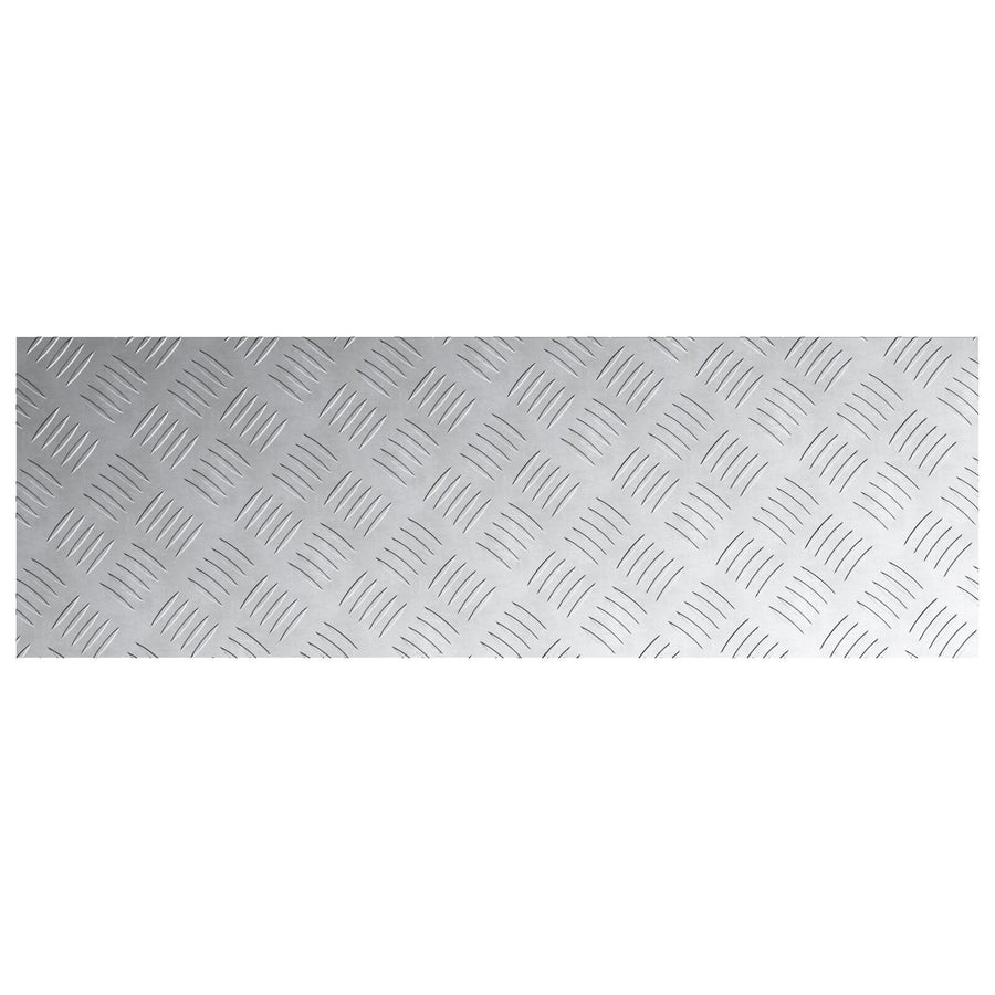 Aluminium Checker Platen 4 St Anti-Slip 90X30 Cm 90 x 30 x 0.2 cm Rechthoekig