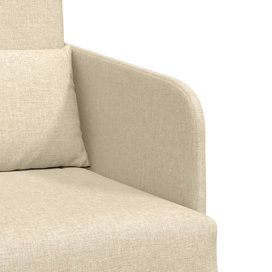 Vloer Sofa Bed 2-In-1 65X80X83 Cm Stof Crème