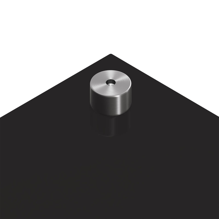 Keukenachterwand 110X50X0,6 Cm Gehard Glas Zwart 110 x 50 cm