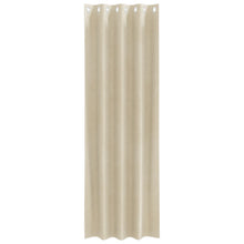 Blackout Gordijnen 2 Stuks Velours Crème 140 x 245 cm met oogjes