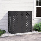 Air conditioner cover Black 110 x 50 x 105 cm Steel