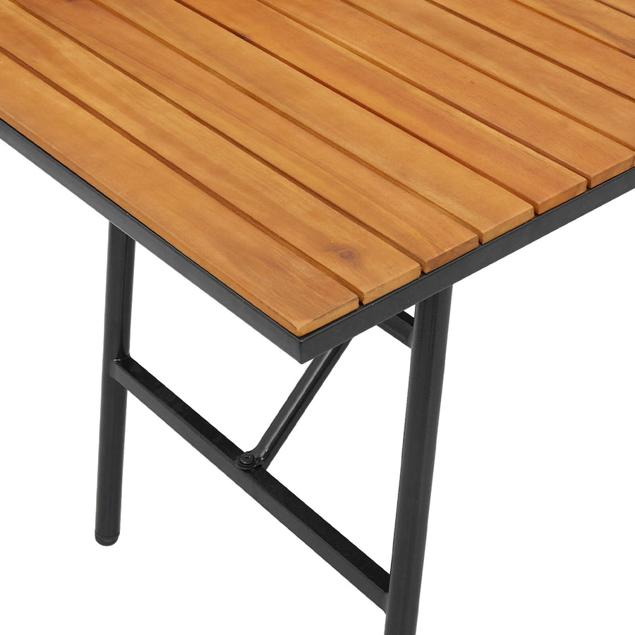 2-Delige Tuinbankset Met Kussens Van Poly Rattan Natuurlijk Bank + tafel