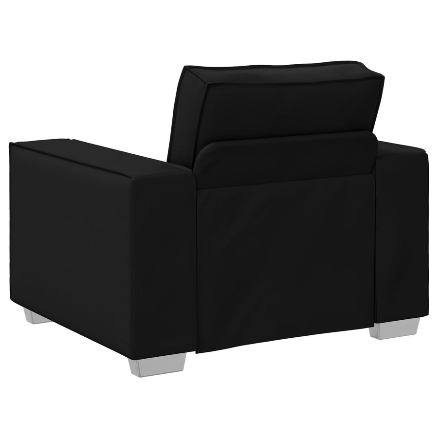 E Faux Leren Fauteuil - Zwart 59 cm