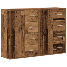 Zijtafel Set Van 2 Oud Hout Massief Hout Zijtafel Rechthoekig