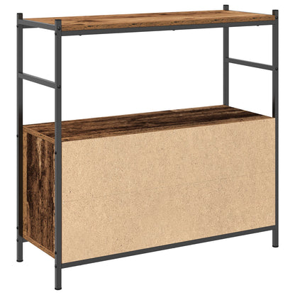 Boekenkast 80X30X Engineered Hout 78,5 cm Gerookt eiken
