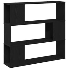 Boekenkast Gemaakt Van Hout Zwart Eiken 100 x 24 x 94 cm