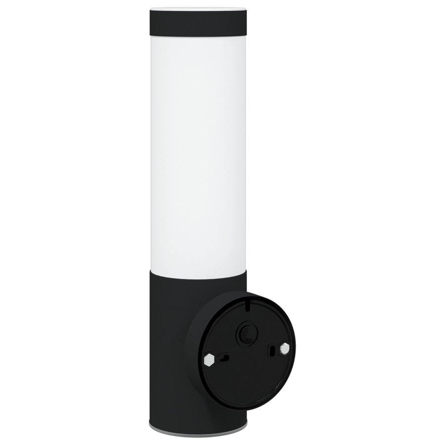 Buitengevelverlichting Rvs Ip44 1 Zwart met sensor