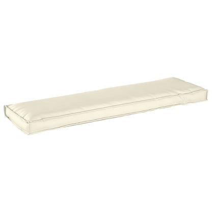 Palletkussen Voor Bank 140X40X8 Cm Oxford Stof Crème