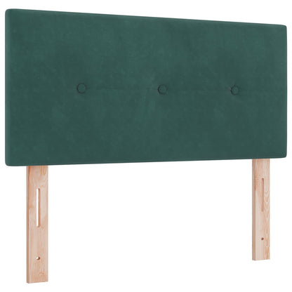 Hoofdbord Met Knopen Velours Donkergroen 100 cm Laag hoofdbord