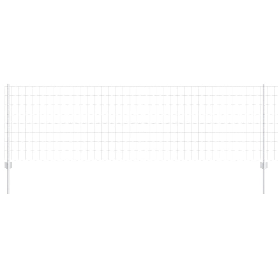 Euro Fence Set Set Van 2 Gegalvaniseerd Staal 25 X 0.8 M Duurzaam