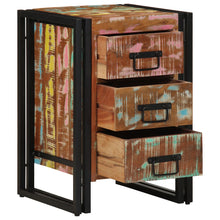 Nachtkastje Kleurrijk 40 x 35 x 50 cm Massief gerecycled hout