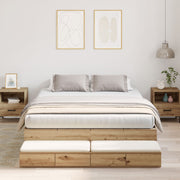 Opbergbedframe artisan eiken 150 cm
