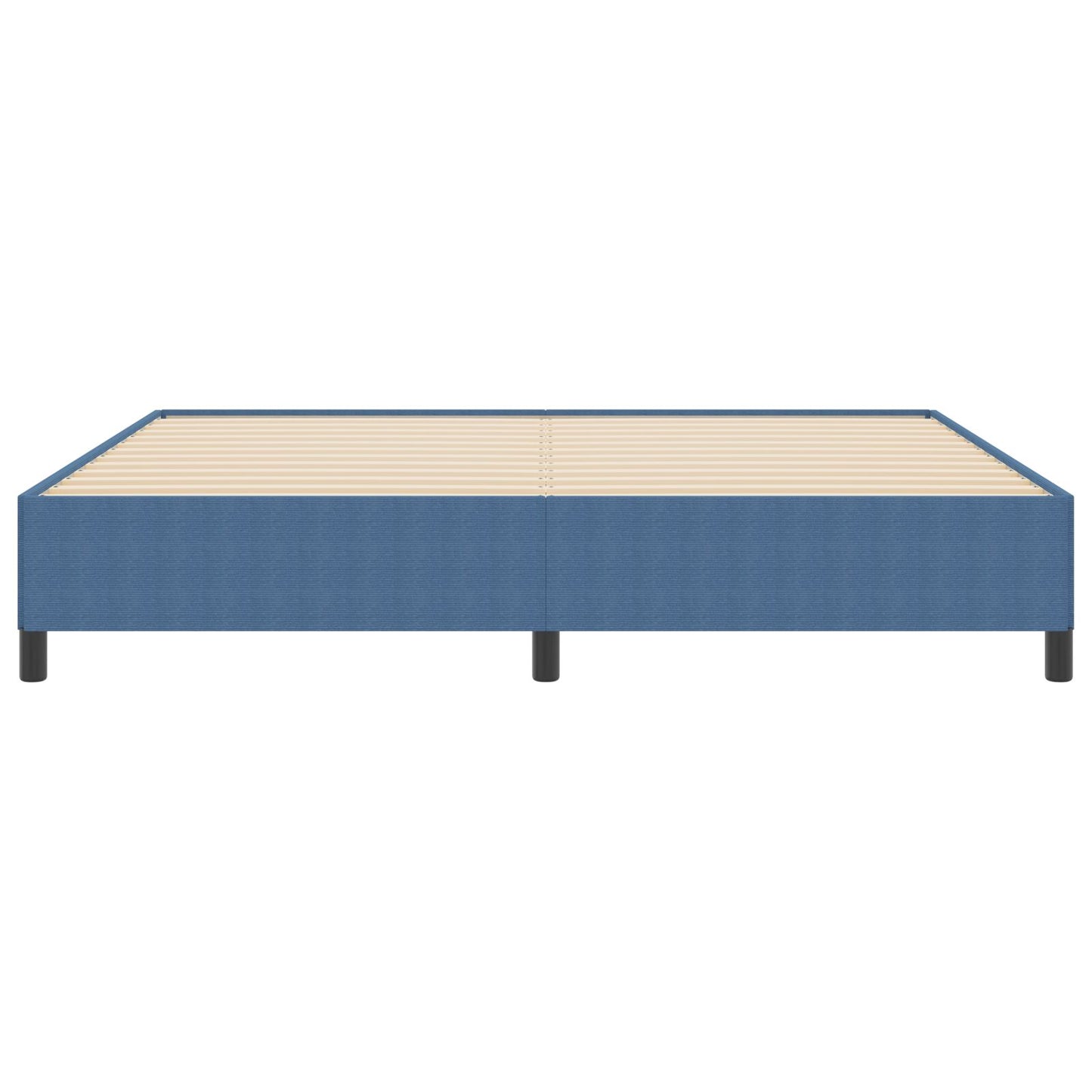 Bedframe Corduroy Stof Blauw 200 x 200 cm
