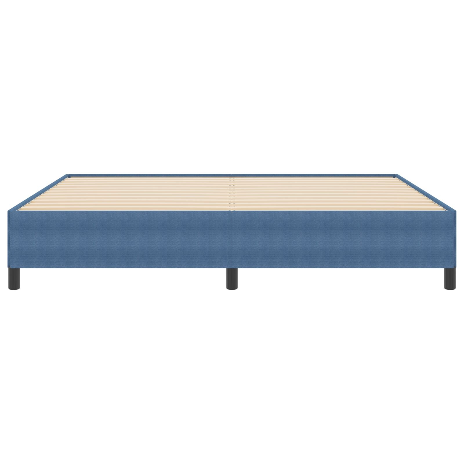 Bedframe Corduroy Stof Blauw 200 x 200 cm