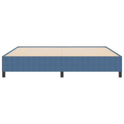 Bedframe Corduroy Stof Blauw 200 x 200 cm