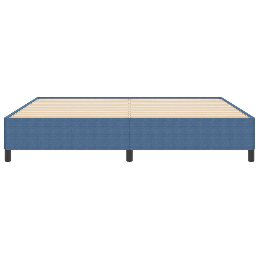 Bedframe Corduroy Stof Blauw 200 x 200 cm