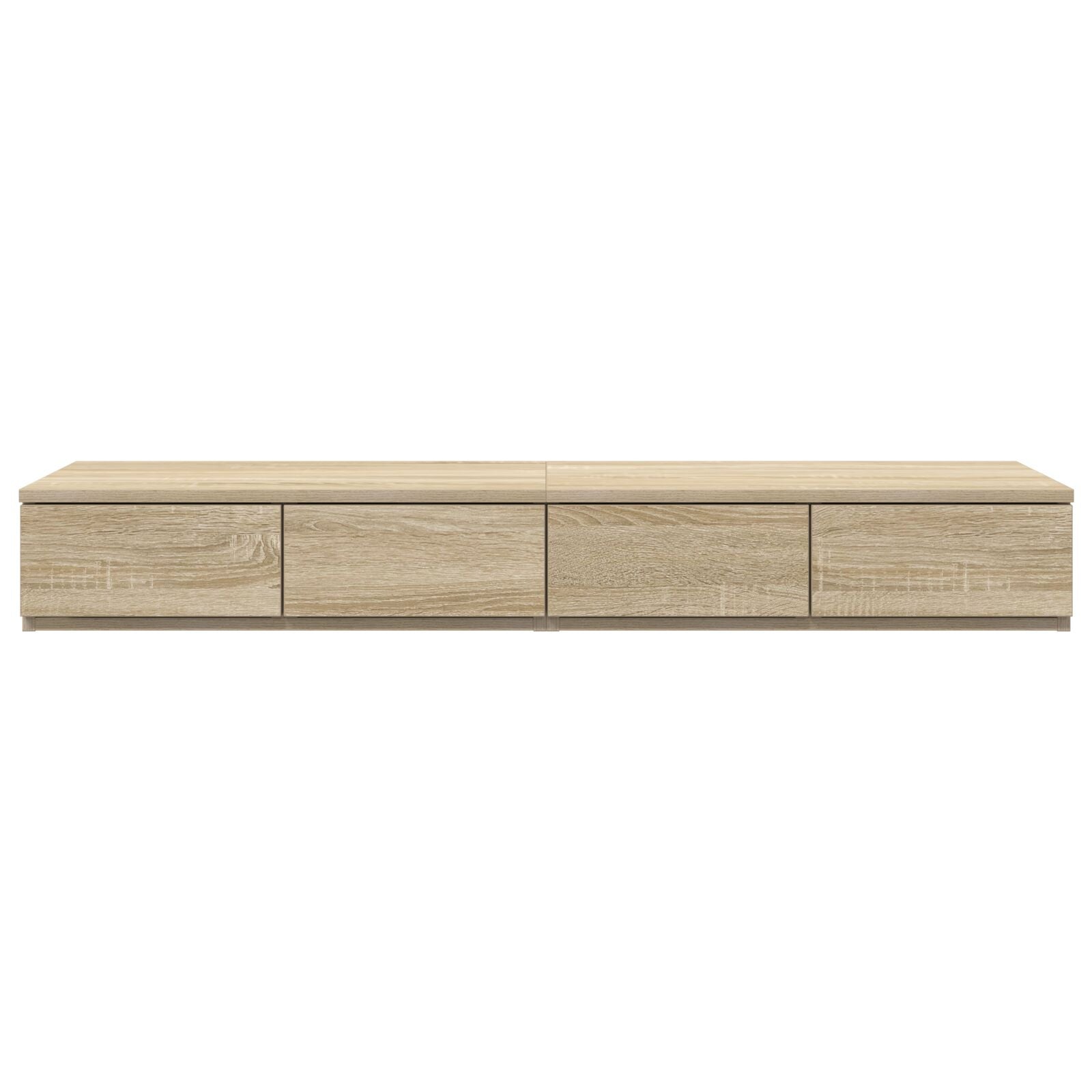 Bed Lades Samengesteld Hout Sonoma eiken 120 x 36,5 x 16,5 cm
