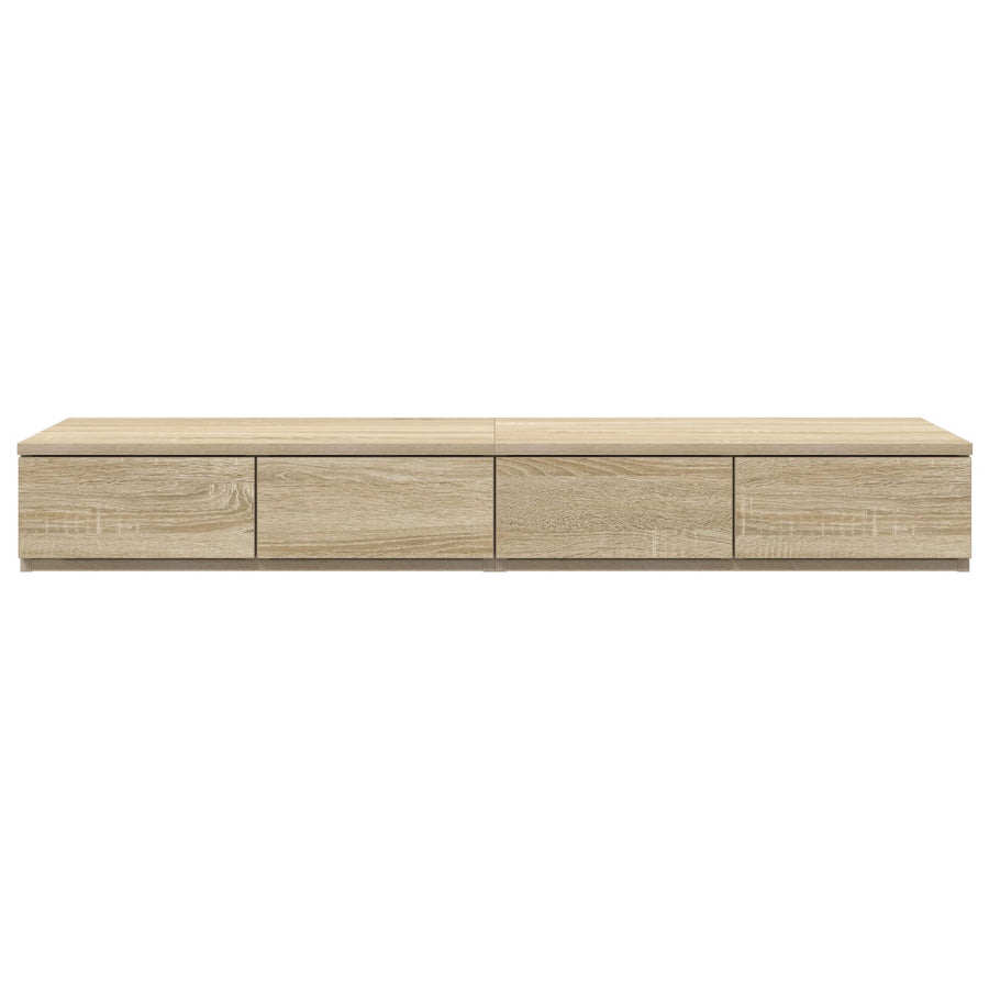 Bed Lades Samengesteld Hout Sonoma eiken 120 x 36,5 x 16,5 cm