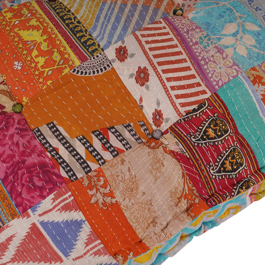 Pallet Sofa Kussen Patchwork Stof Multicolor Enkel kussen