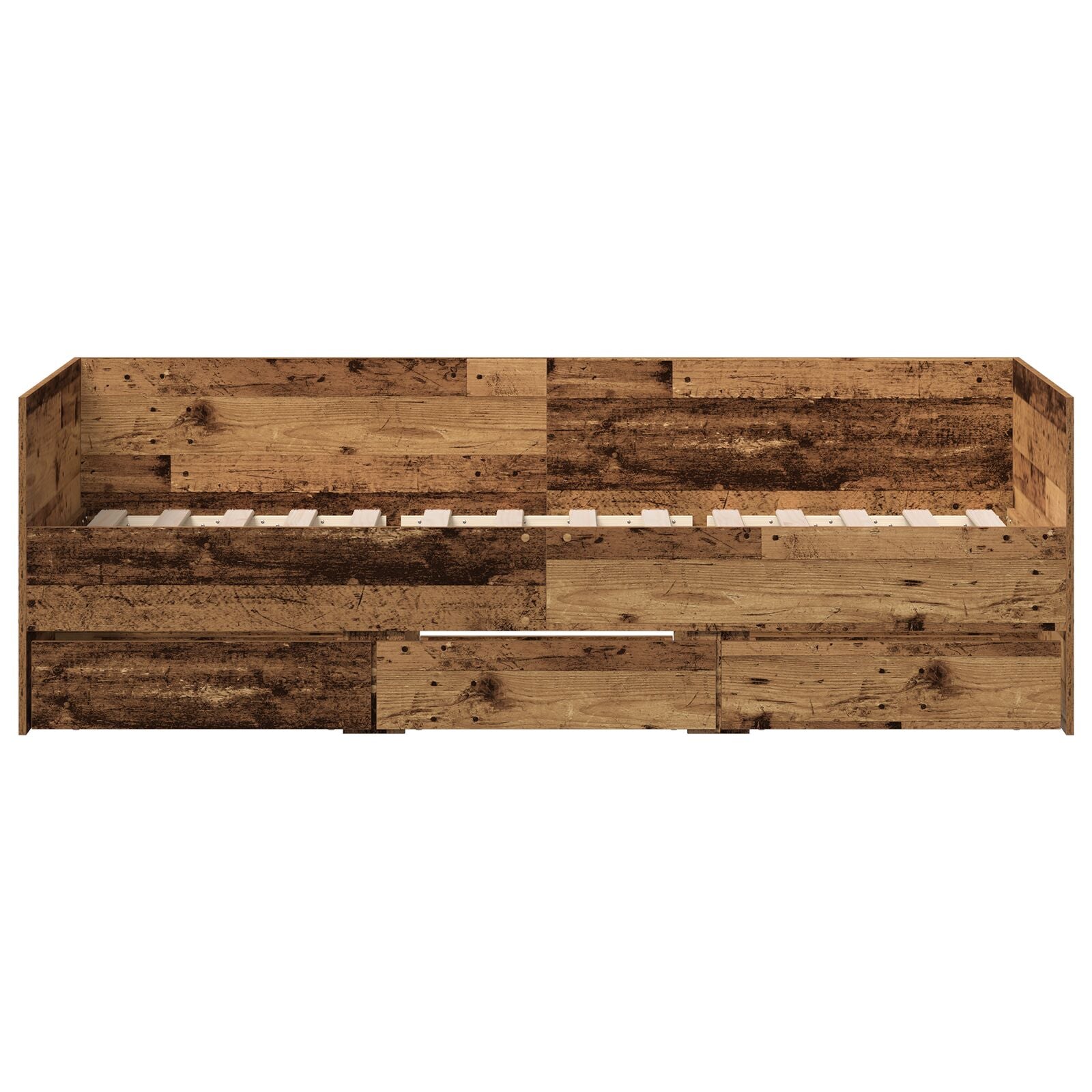 Rustiek Dagbed Gelaagd Hout Duurzaam Oud hout 90 x 200 cm