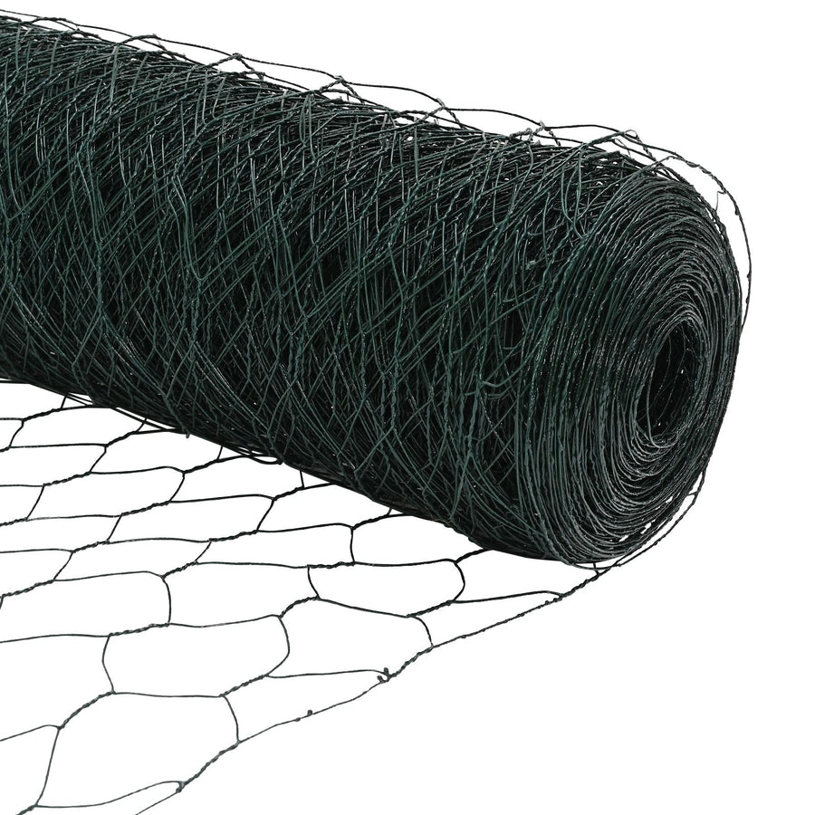 Hexagon Fence 1.6X50 M Staal Groen 50 x 1.6 m 36 mm