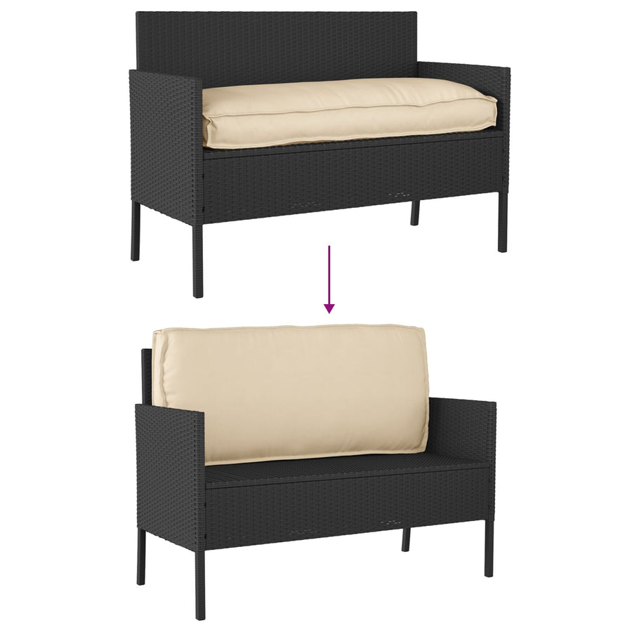 Outdoor Kussen Polyester 50 X 120 X 12 Cm Afneembare Hoezen Beige