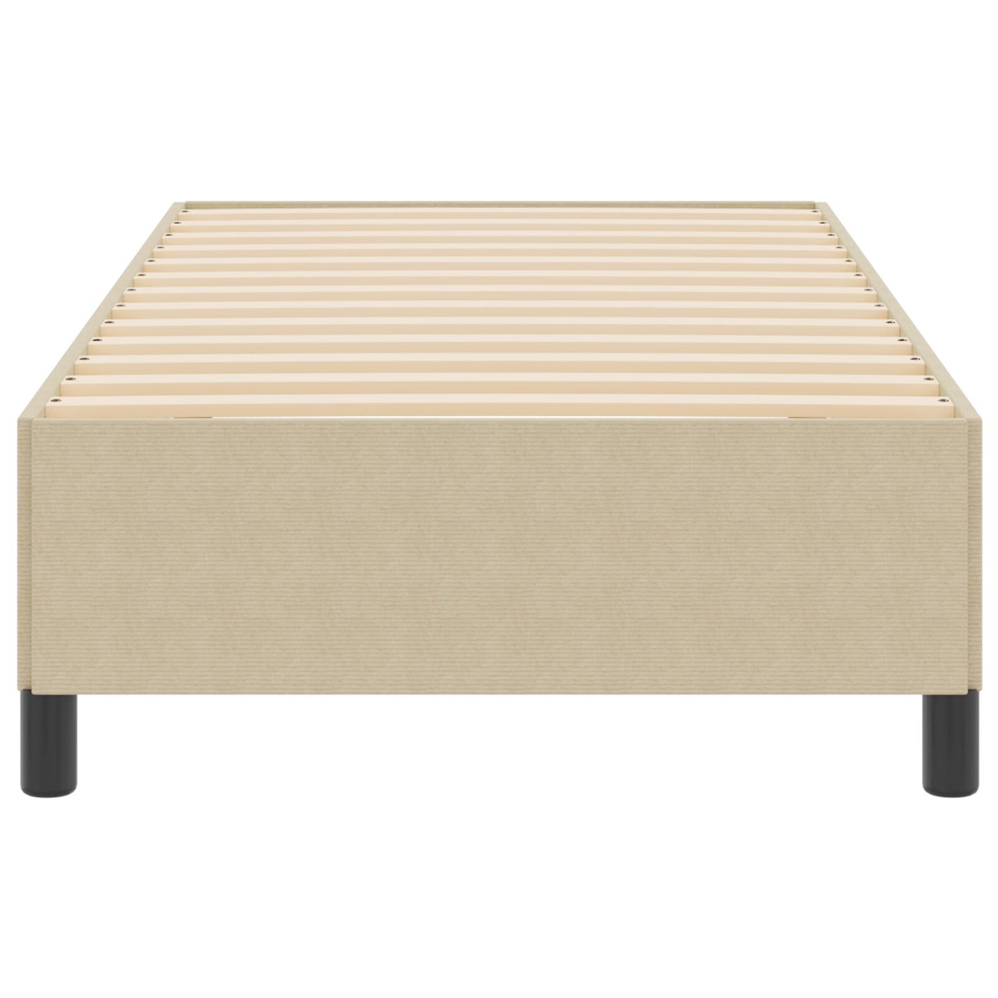 Bedframe Corduroy Stof Lichtgroen grijs 80 x 200 cm