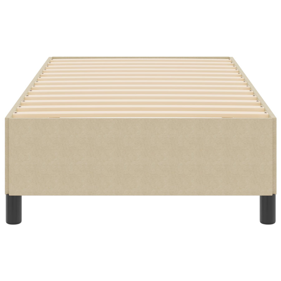 Bedframe Corduroy Stof Lichtgroen grijs 80 x 200 cm
