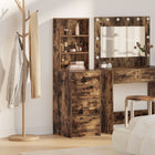 Highboard gerookt eiken 40x41x135 cm